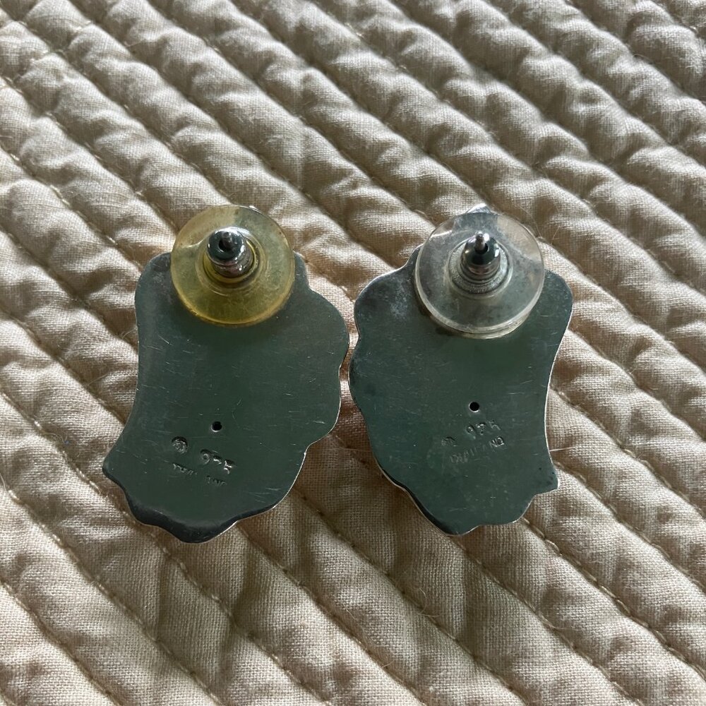 Sterling Silver Shell Shaped Earring - image 3